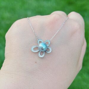 X416 S925 Akoya Sea Pearl Necklace